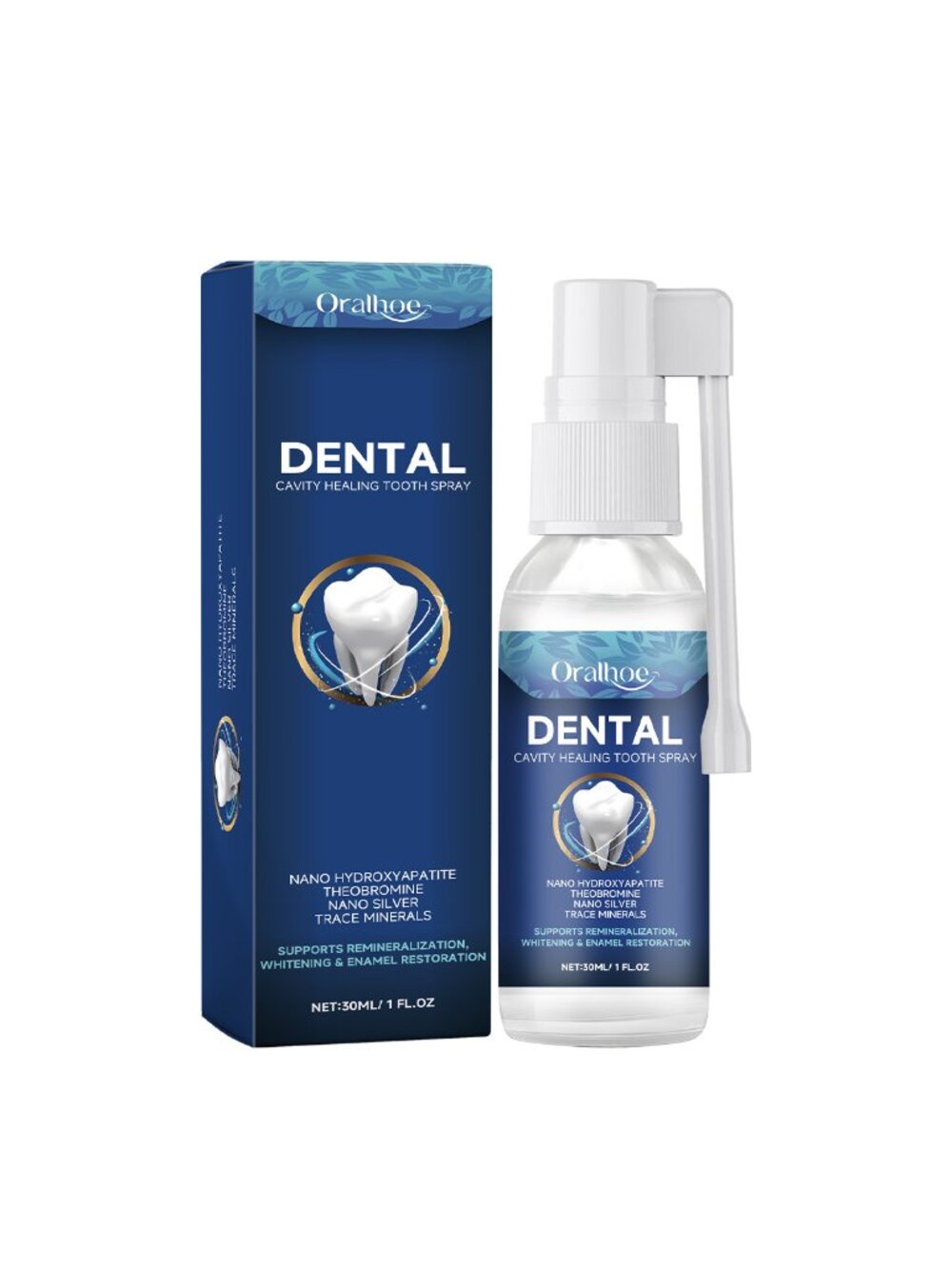 Oralhoe Hydroxyapatite & Theobromine Oral Care Spray 30ml